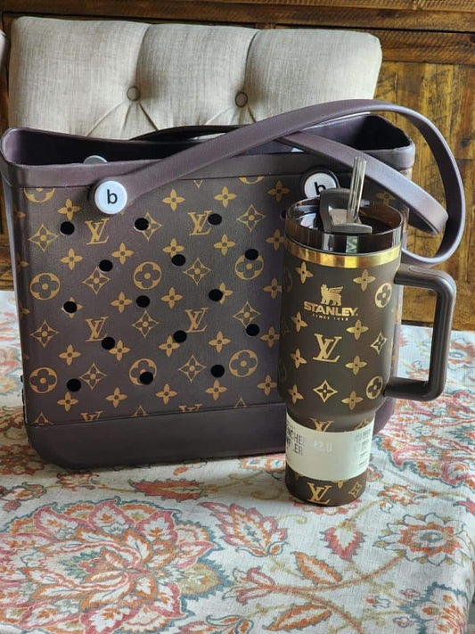 LV Tote and tumbler