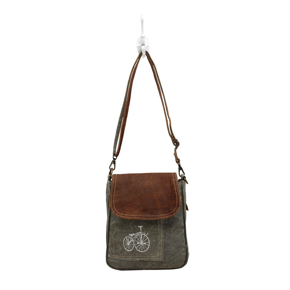 By Cycle print shoulder bag 0798