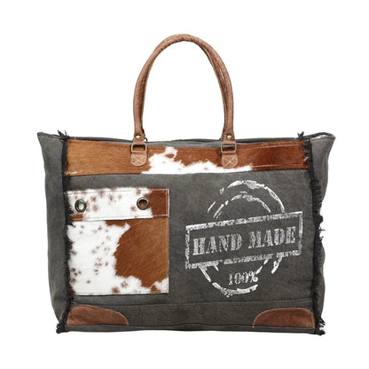 HANDMADE PRINT WEEKENDER BAG 1201