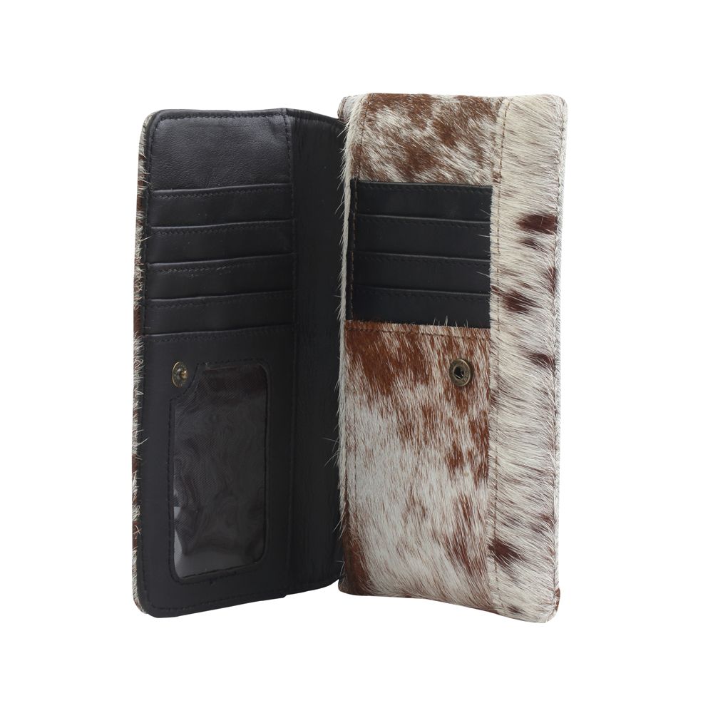 WILDFIRE LEATHER AND HAIRON WALLET 2714