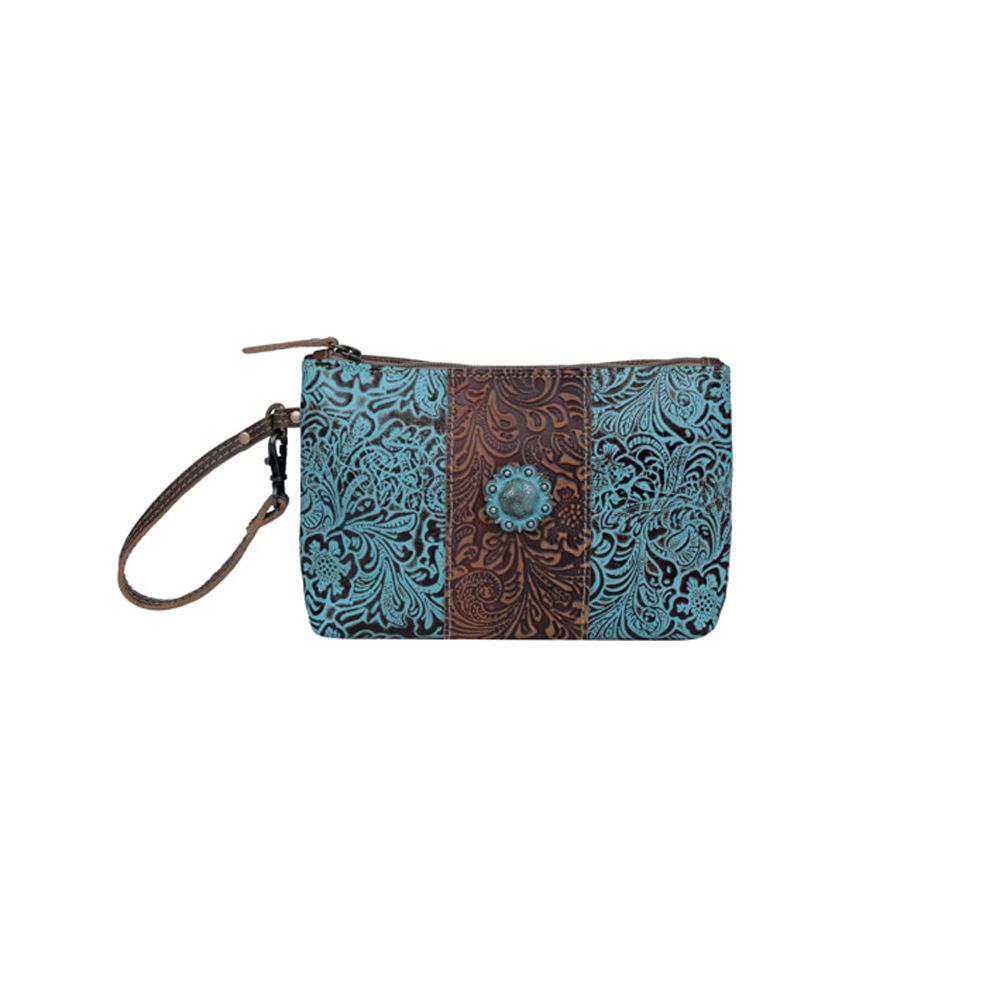 Aqua Wristlet 3399