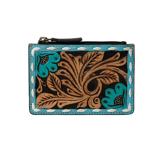 Bend Creek Hand-Tooled Credit Card Holder 7478