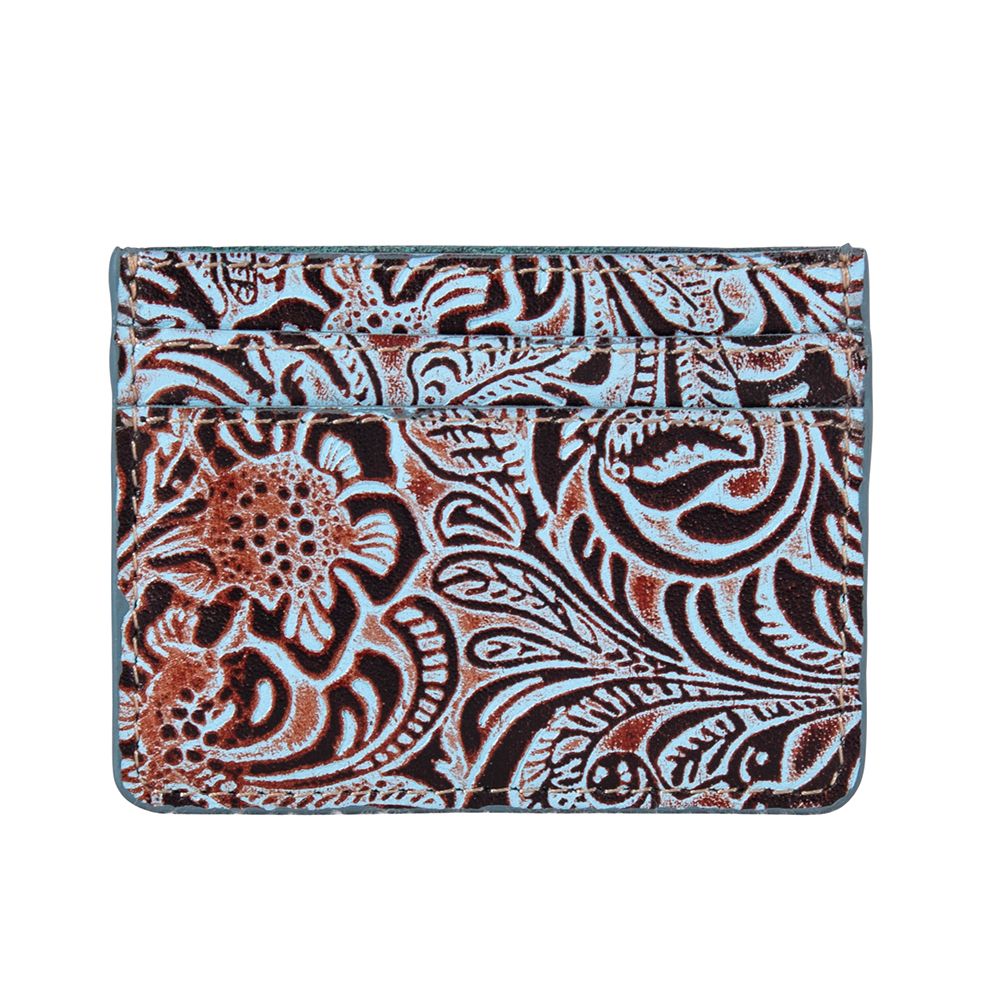 Delilah creek Hand tooled wallet 8498