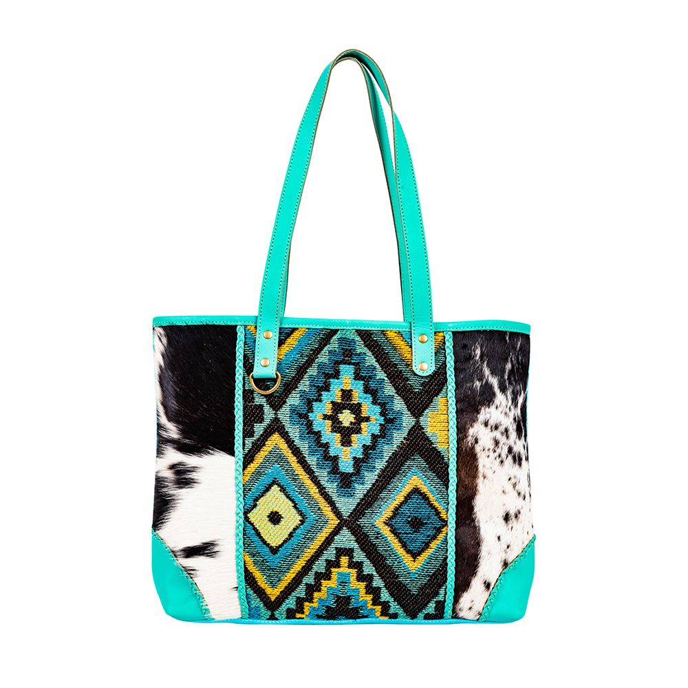 Tonga Ridge tote bag in turquoise 8900